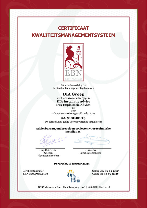 pdf certificaat QMS 4100 63